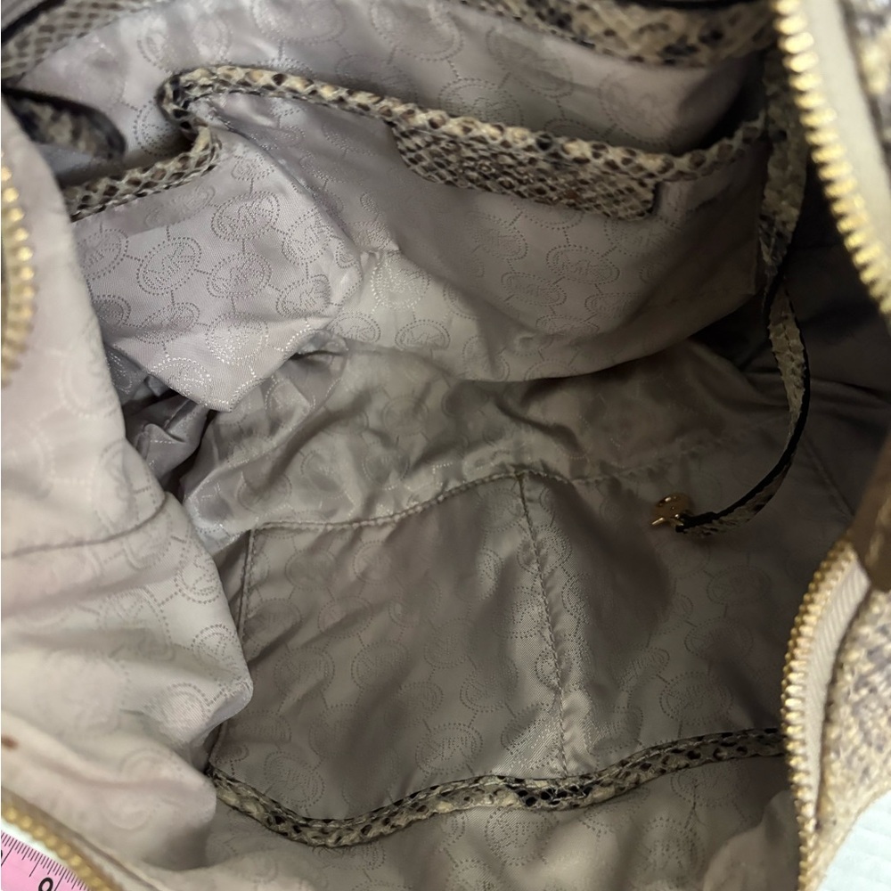 Michael Kors Python Hobo With Shoulder Strap - image 7